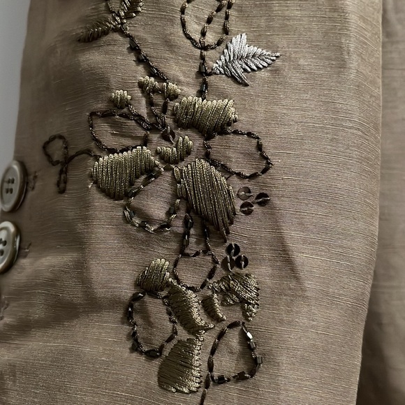 NWT silk and linen Planet pant suit - Picture 8 of 16